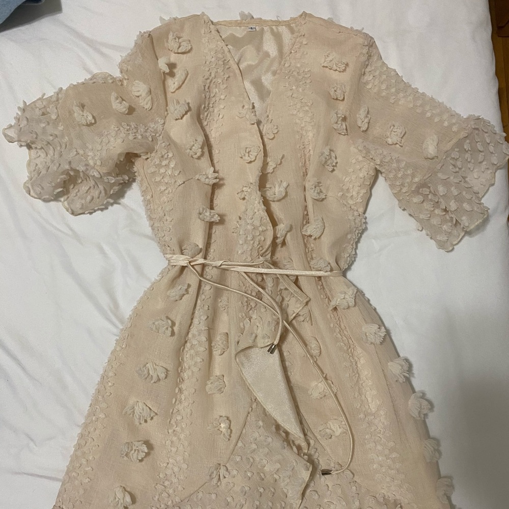 Off white bridal dress